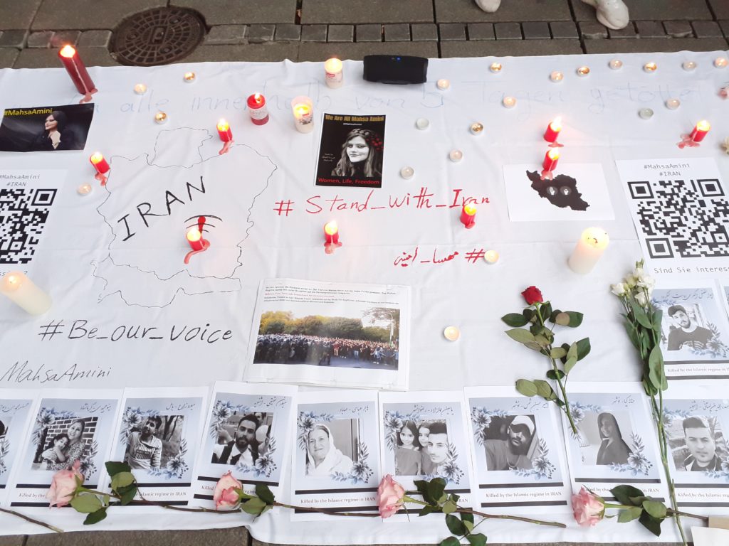 Commemoration of Iranians killed in anti Regime protests