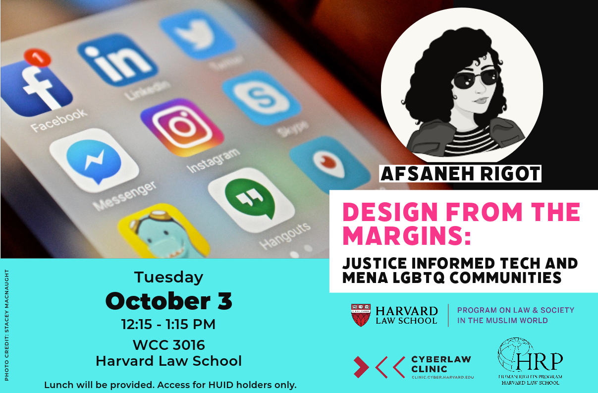 Design from the Margins: Justice Informed Tech and MENA LGBTQ Communities 