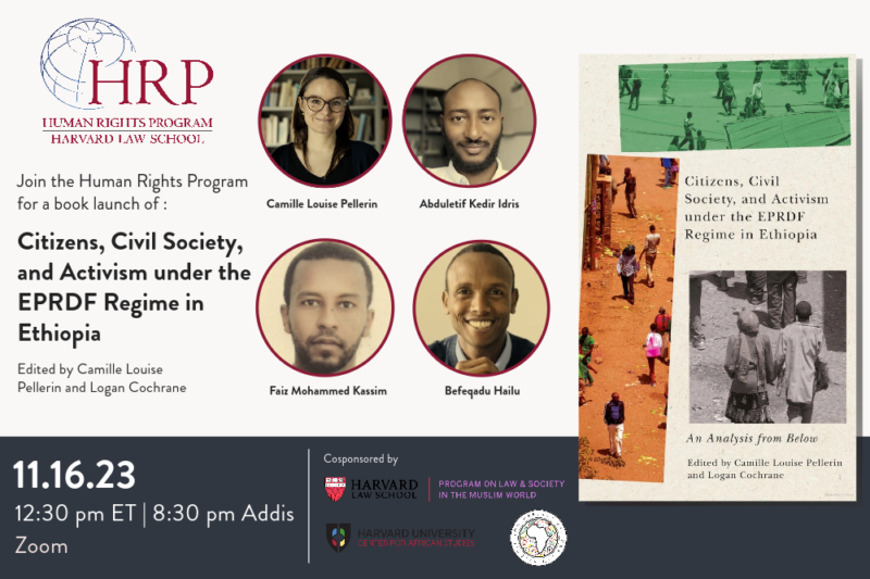 Eprdf Book Launch: Citizens, Civil Society, and Activism under the EPRDF ...