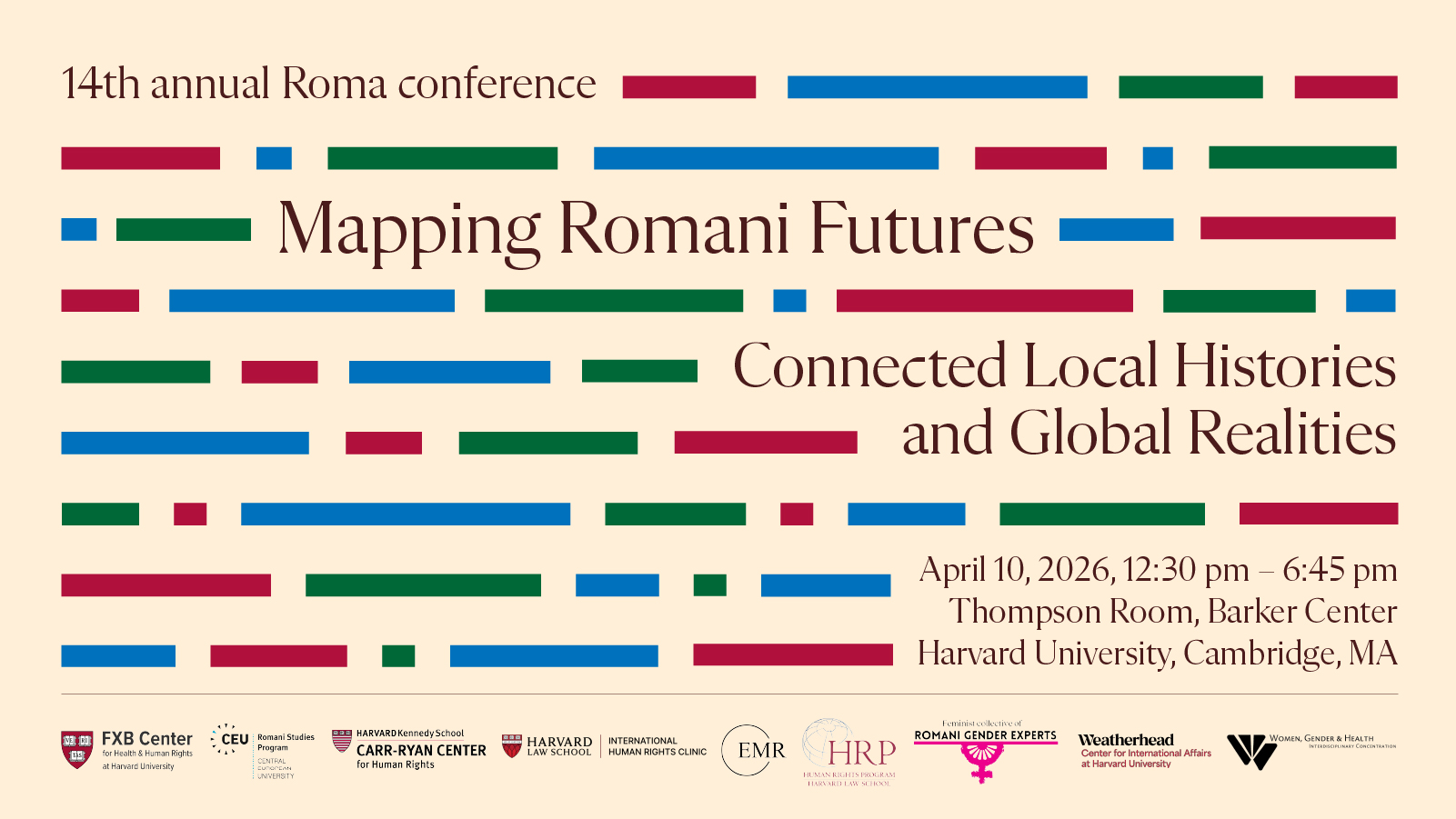 Event Poster for 14th Annual Roma Conference