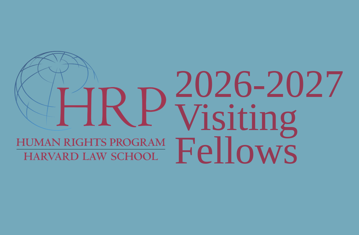 HRP Welcomes 2026-2027 Visiting Fellows